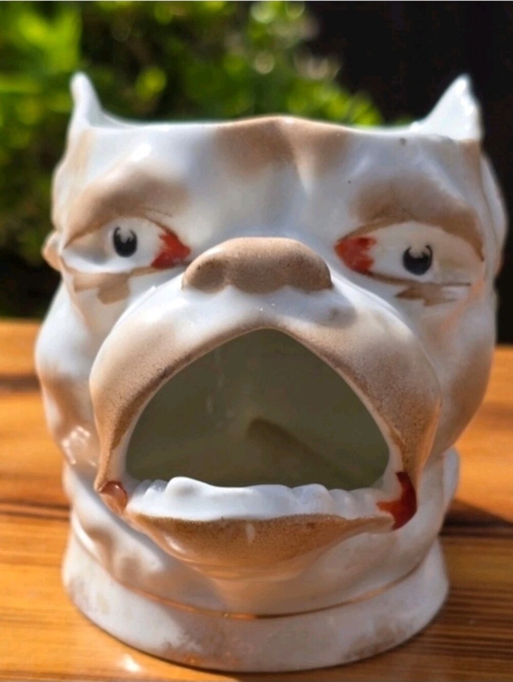 Bavaria Figural Dog Porcelain Shaving Mug 1879-1937